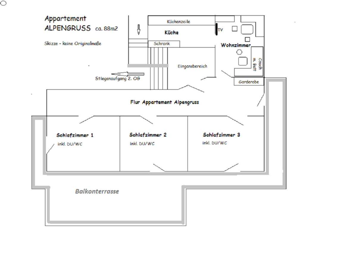 Haus Alpengruss Apartment Lofer Exterior photo
